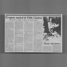 Load image into Gallery viewer, Pablo A. Gimenez -1987-1991 - ElMuelle1931