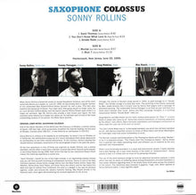 Load image into Gallery viewer, Sonny Rollins - Saxophone Colossus - ElMuelle1931