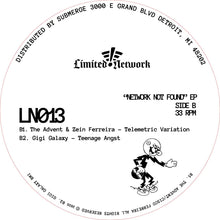 Load image into Gallery viewer, Various – Network Not Found EP - ElMuelle1931