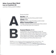 Load image into Gallery viewer, Bitter Funeral Beer Band With Don Cherry - Live In Frankfurt 82 - ElMuelle1931