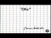 Load and play video in Gallery viewer, Franco Battiato - Clic