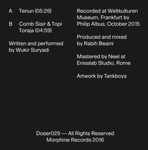 Load image into Gallery viewer, Wukir Suryadi - Woven Sounds - ElMuelle1931