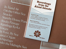 Load image into Gallery viewer, Jeremiah Chiu &amp; Marta Sofia Honer - Recordings From The Åland Islands (A11 Edition)
