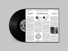 Load image into Gallery viewer, DJ Sniff – Turntable Solos - ElMuelle1931
