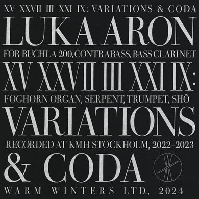 Luka Aron - XV XXVII III XXI IX: Variations & Coda - ElMuelle1931
