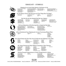 Load image into Gallery viewer, Sergeant – Symbols - ElMuelle1931
