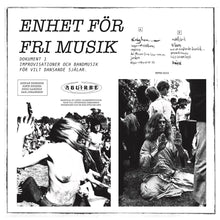 Load image into Gallery viewer, Enhet För Fri Musik – Dokument 1: Improvisationer Och Bandmusik För Vilt Dansande Själar - ElMuelle1931
