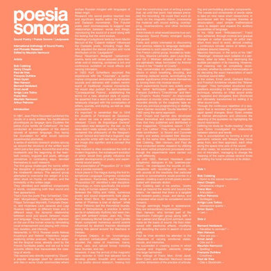 Various - Poesia Sonora - ElMuelle1931